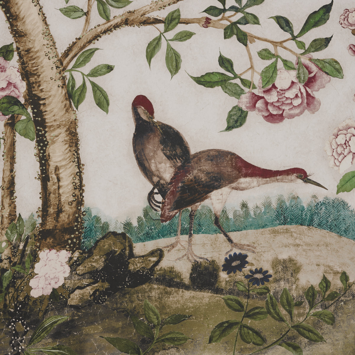Schumacher Les Oiseaux Ivory sfeerbeeld 3