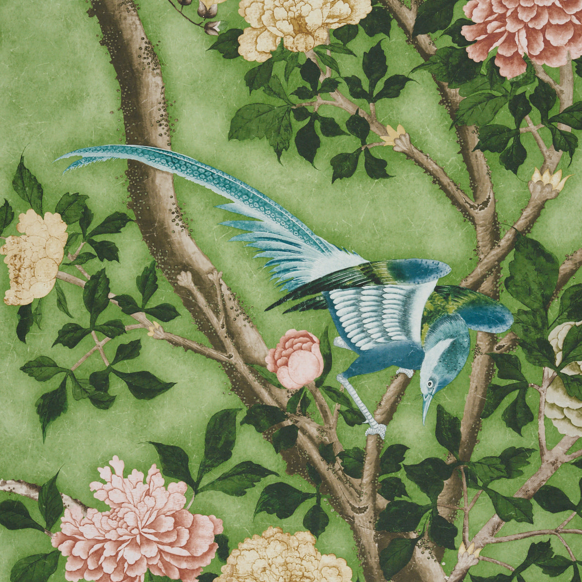 Schumacher Les Oiseaux Apple Green sfeerbeeld 2