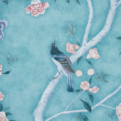 Schumacher Les Oiseaux Blue Turquoise sfeerbeeld 4