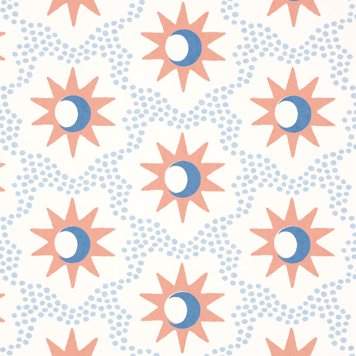 Schumacher Lucie Clay &amp; Blue detail