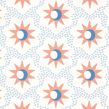 Schumacher Lucie Clay &amp; Blue detail