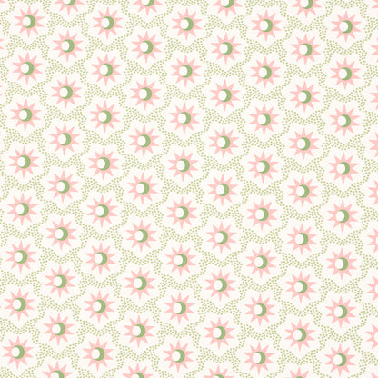Schumacher Lucie behang Pink &amp; Green 5015762