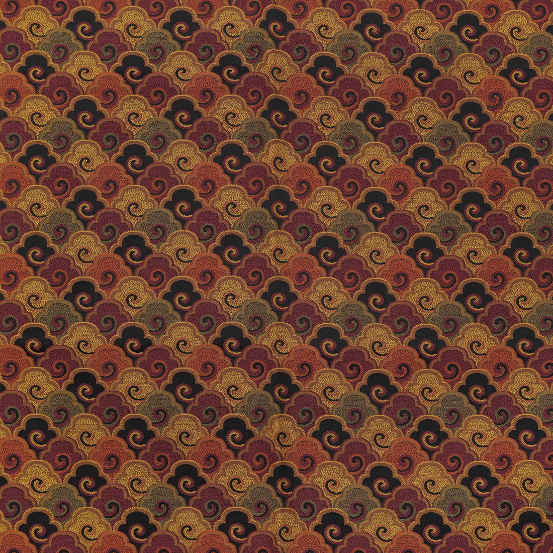 Jim Thompson stof Cloud Tesserae Ember JT014034004