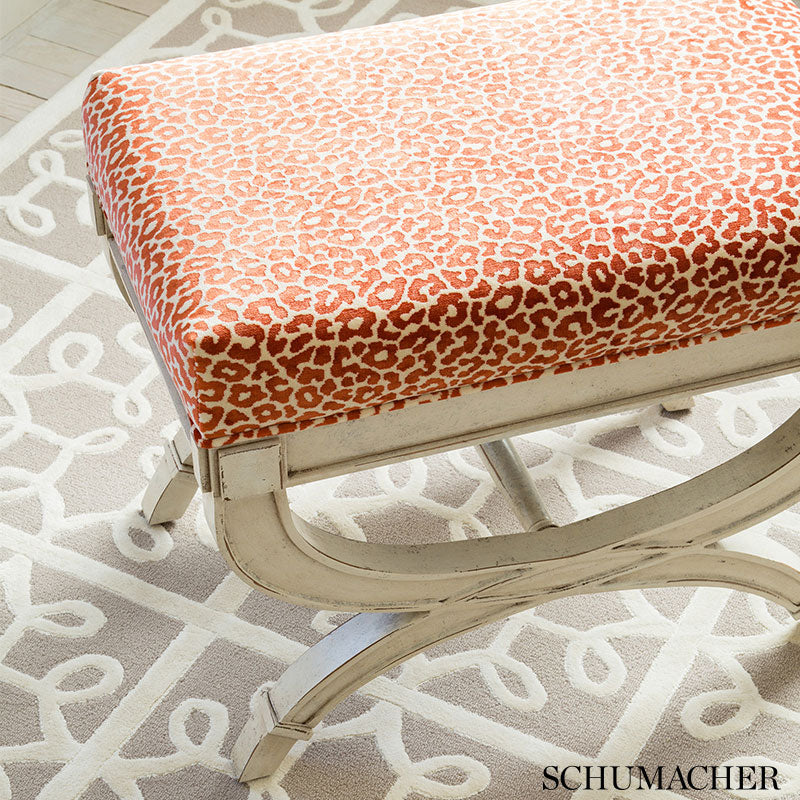Schumacher Madeleine Velvet Grenadine detail