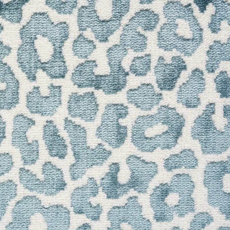 Schumacher Madeleine Velvet Cadet detail