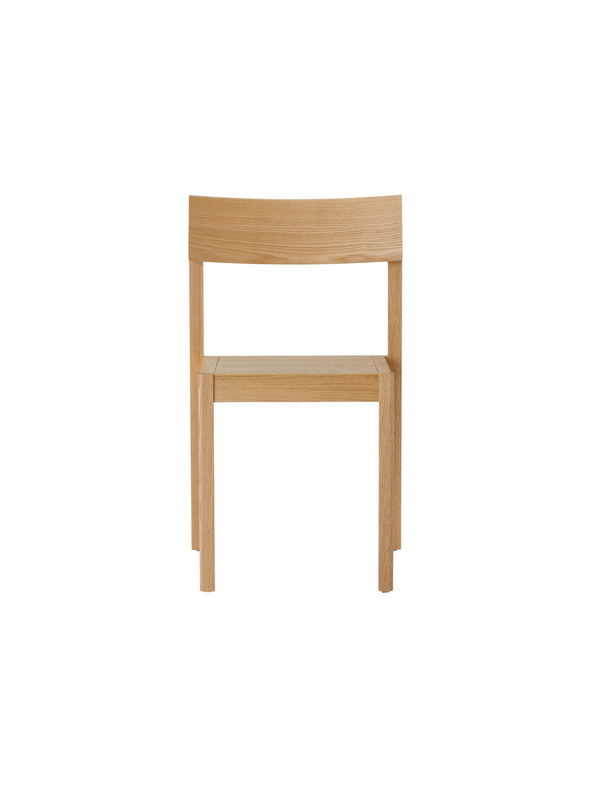 Audo Mauro Dining Chair Natural Oak houten zitting voor