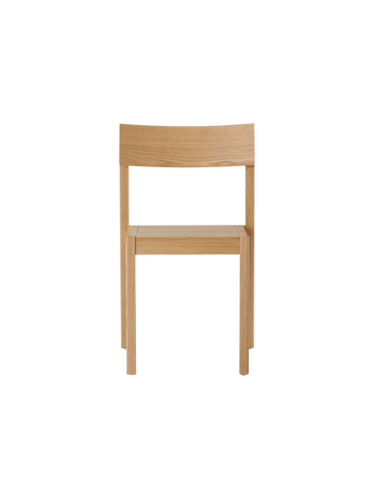 Audo Mauro Dining Chair Natural Oak houten zitting voor