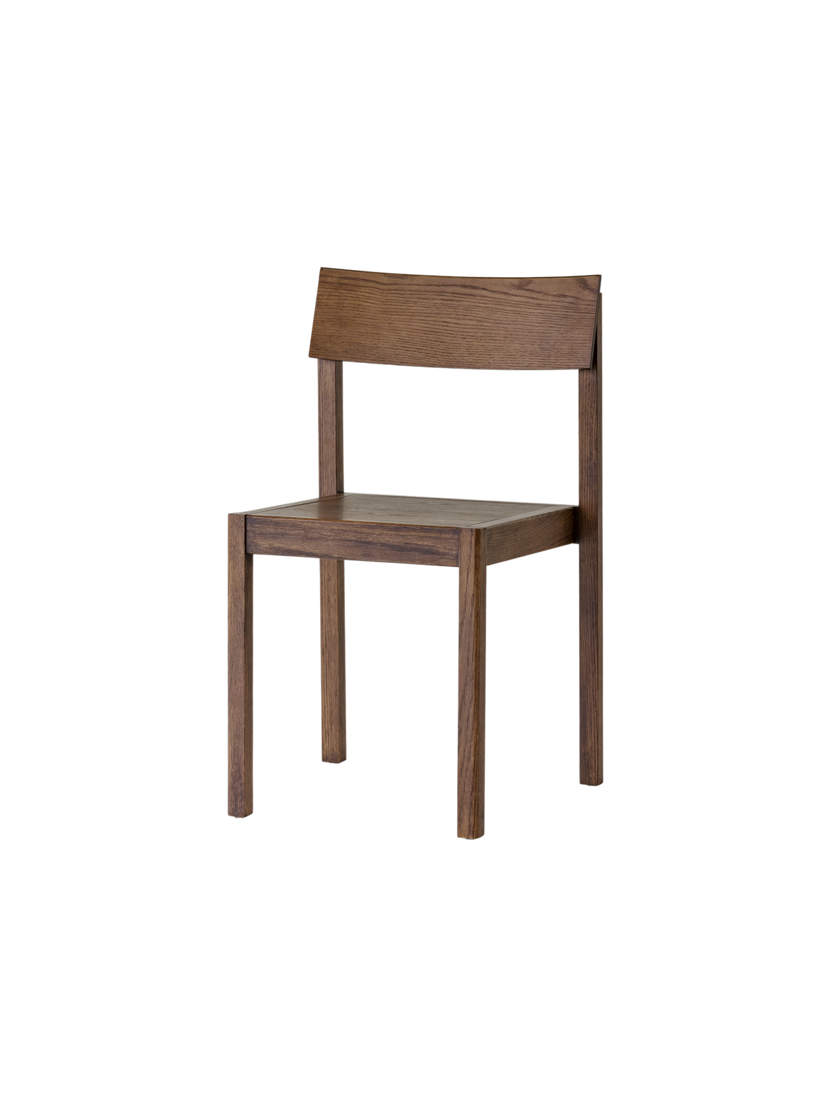 Audo Mauro Dining Chair Dark Stained Oak hoekig
