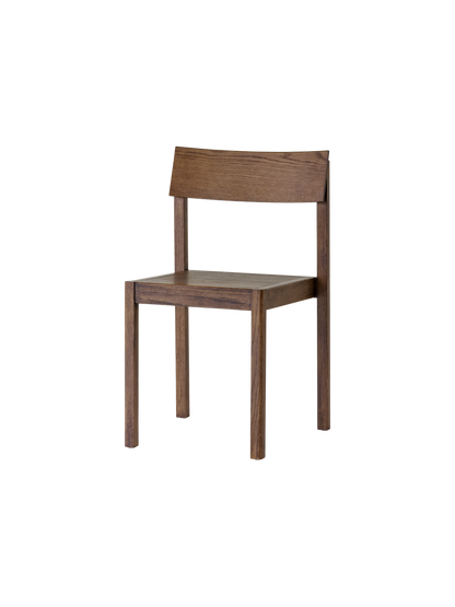 Audo Mauro Dining Chair Dark Stained Oak hoekig