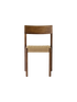 Audo Mauro Dining Chair Dark Stained Oak paper cord voor