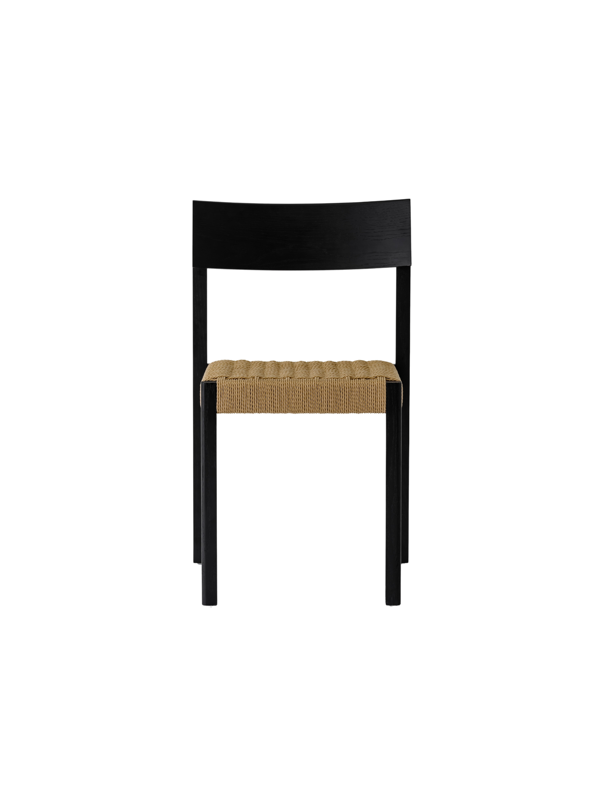 Audo Mauro Dining Chair Black Oak paper cord voor