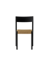 Audo Mauro Dining Chair Black Oak paper cord voor