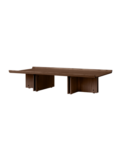 Audo Conrad Lounge Table Dark Stained Oak hoekig