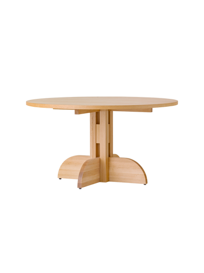 Audo Puffin Dining Table Ø120 Oak Veneer