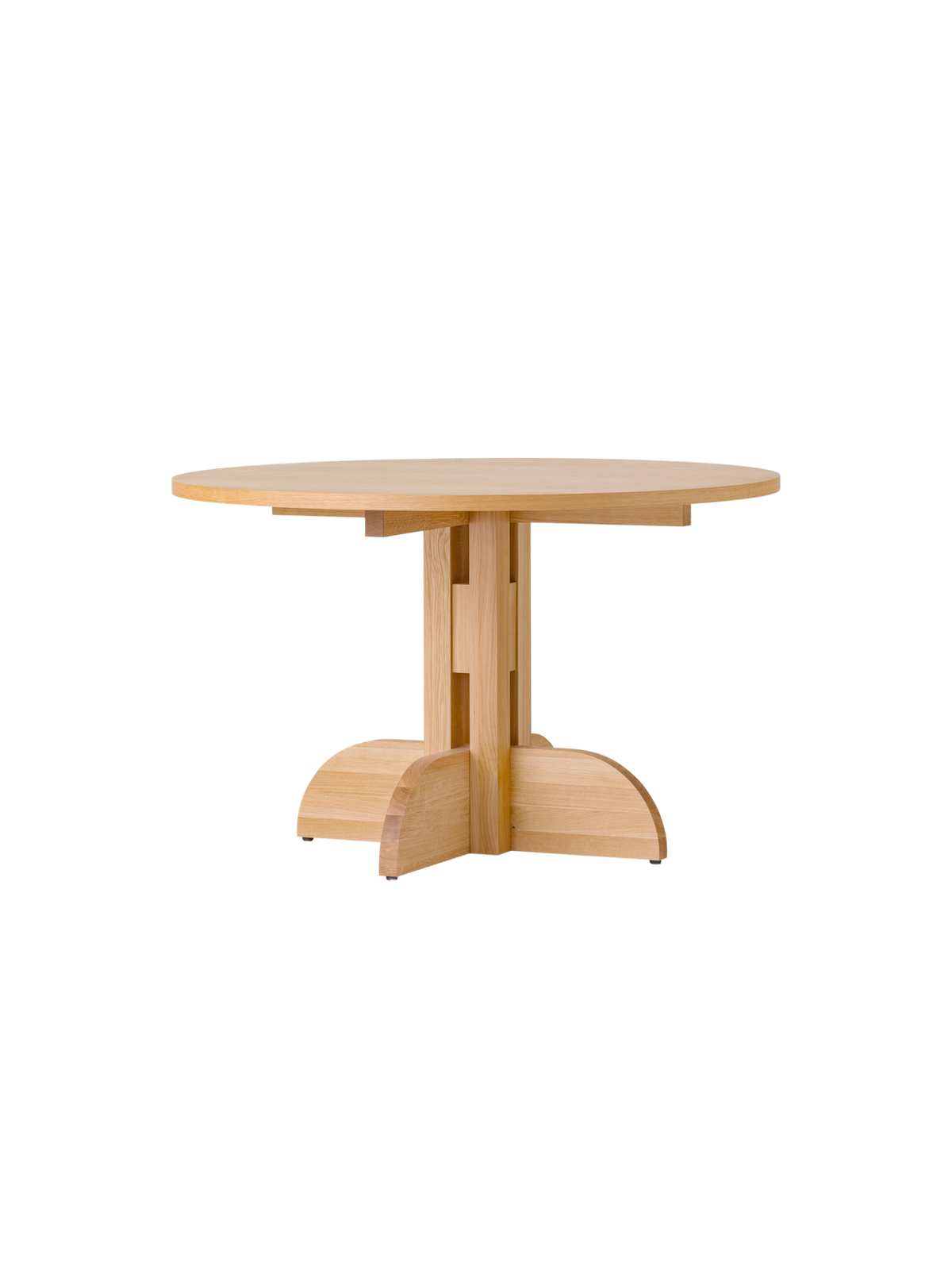 Audo Puffin Dining Table Ø140 Oak Veneer