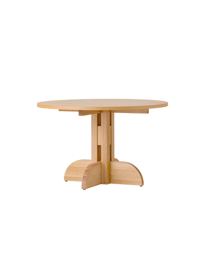 Audo Puffin Dining Table Ø140 Oak Veneer