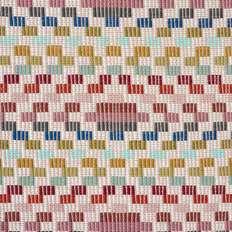 Schumacher Izapa Brocade Multi weefdetail
