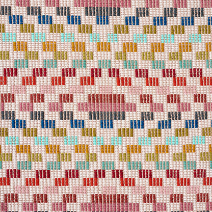 Schumacher Izapa Brocade Multi weefdetail
