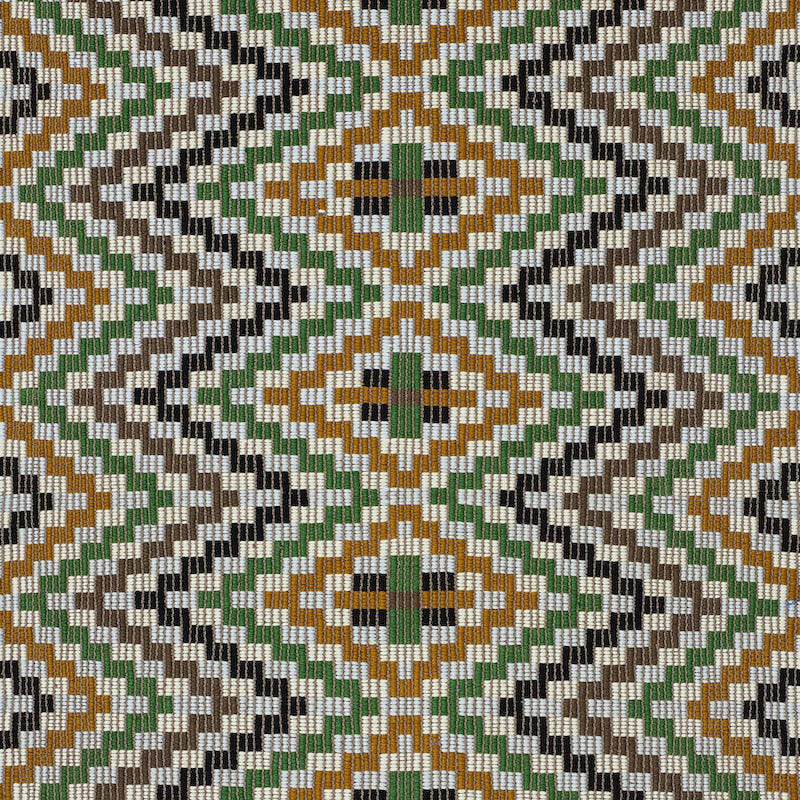 Schumacher Izapa Hand Woven Brocade paneel Jewel 79251