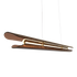 Tonone Razor Pendant Horizontal Bruin Fractured Brass
