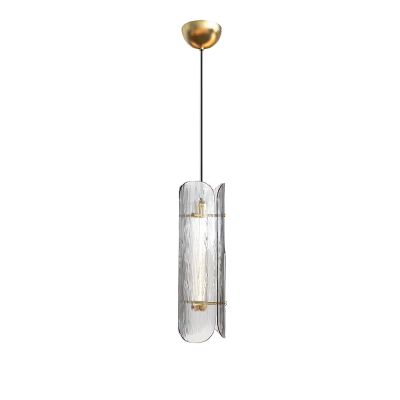 Tonone Razor Pendant Vertical transparant glas hanglamp
