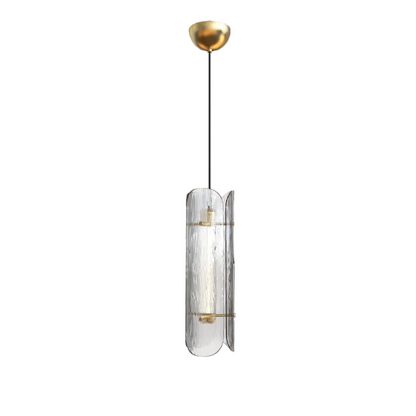 Tonone Razor Pendant Vertical transparant glas hanglamp
