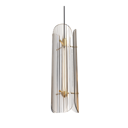 Tonone Razor Pendant Vertical transparant glas hanglamp