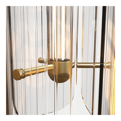 Tonone Razor Pendant Vertical transparant glas hanglamp