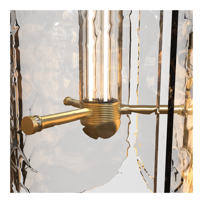 Tonone Razor Pendant Vertical transparant glas hanglamp