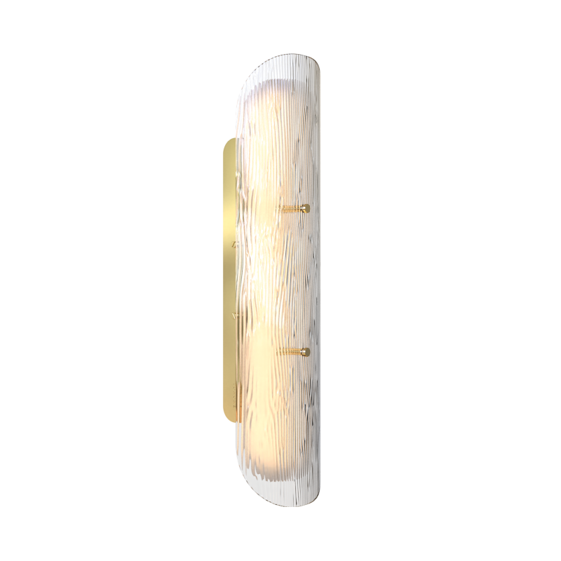 Tonone Razor Wall transparant glas wandlamp