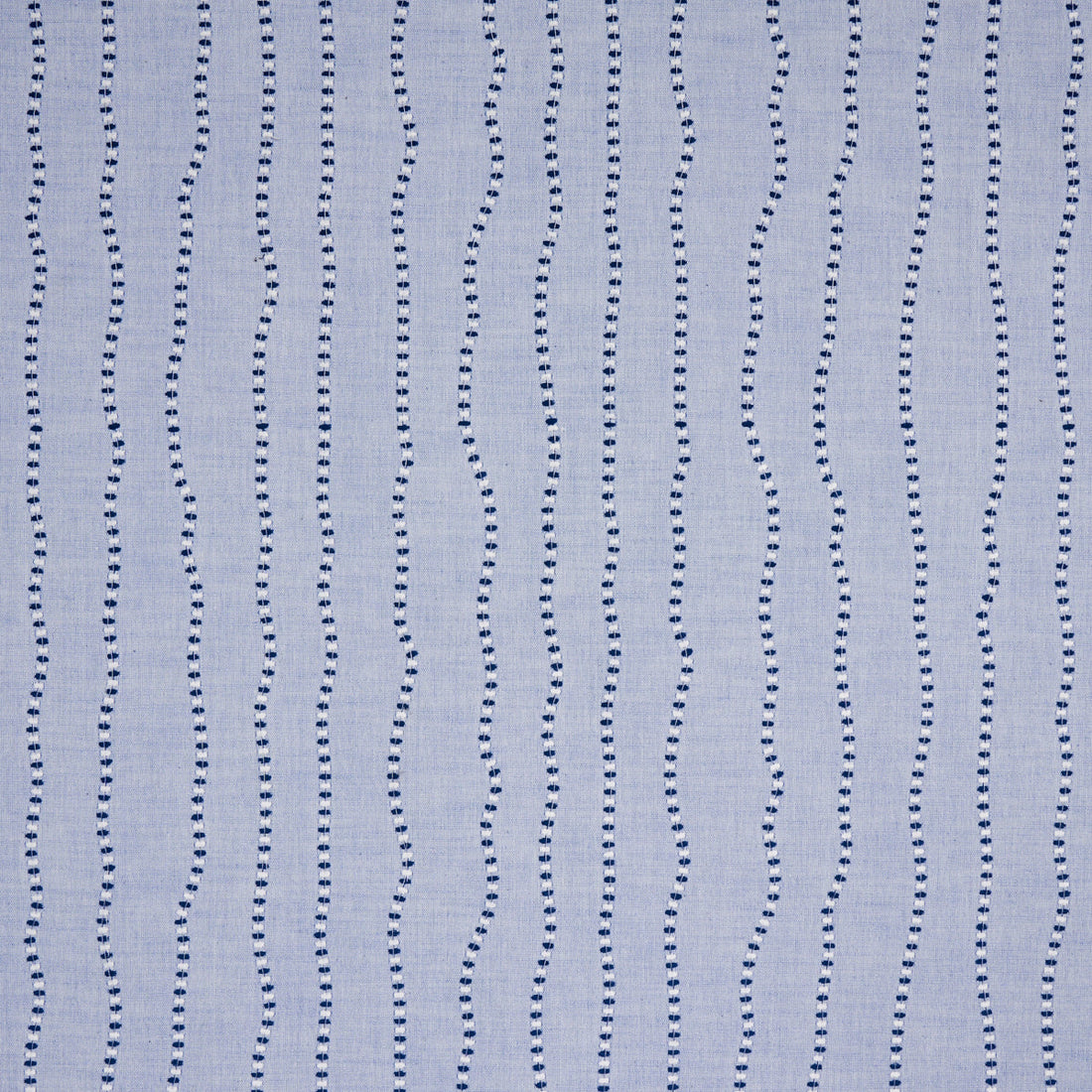Schumacher Elodie Embroidery Chambray detail