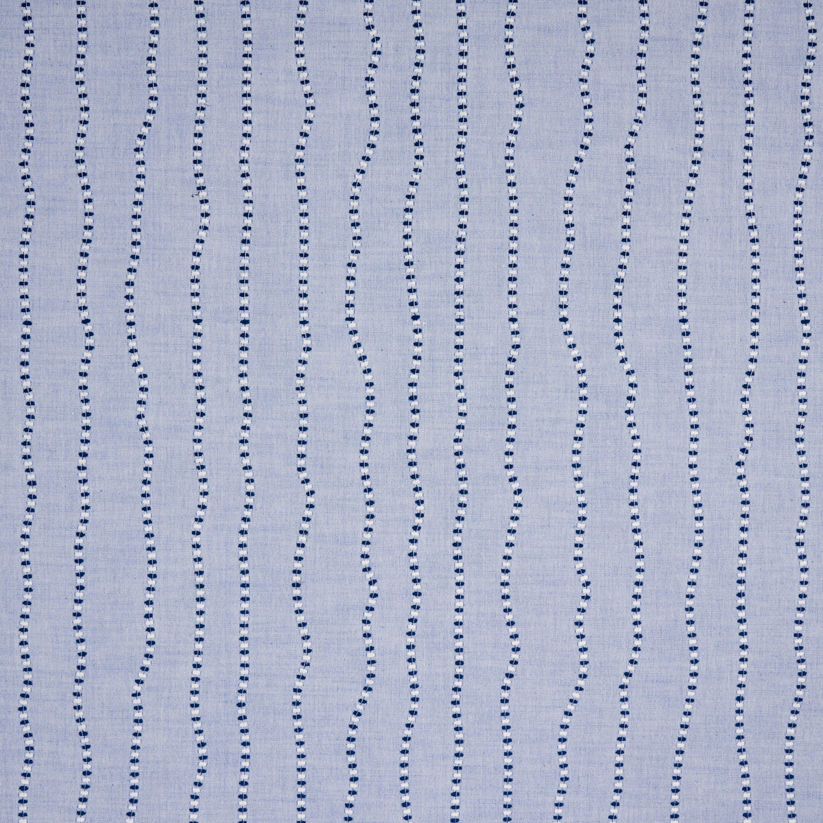 Schumacher Elodie Embroidery Chambray detail