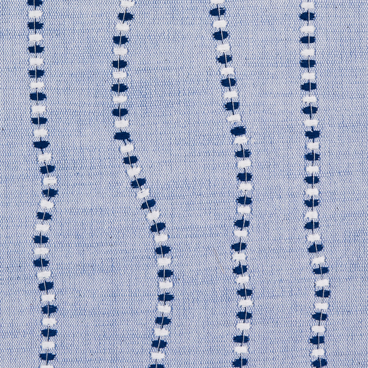 Schumacher Elodie Embroidery Chambray 82231