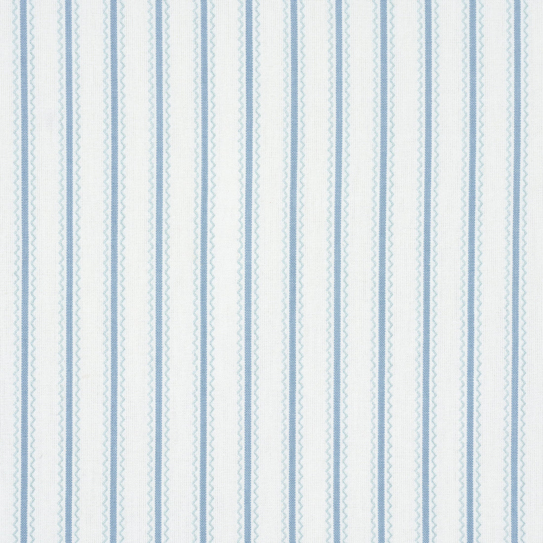 Schumacher Birdie Ticking Stripe China Blue 83701