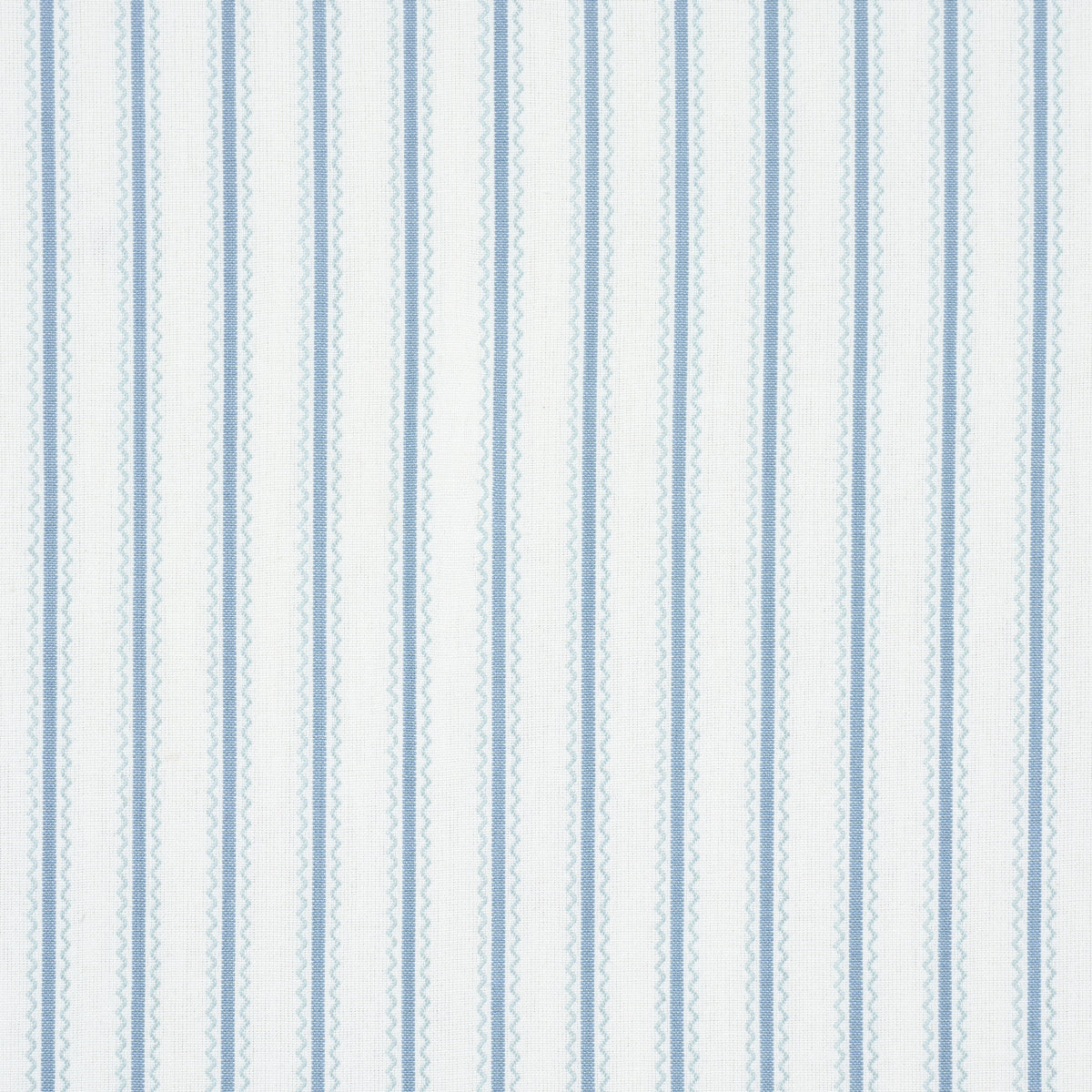 Schumacher Birdie Ticking Stripe China Blue 83701
