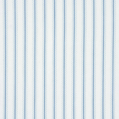 Schumacher Birdie Ticking Stripe China Blue 83701