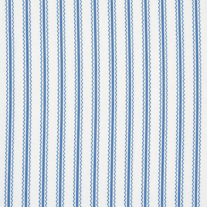 Schumacher Birdie Ticking Stripe Indigo 83702