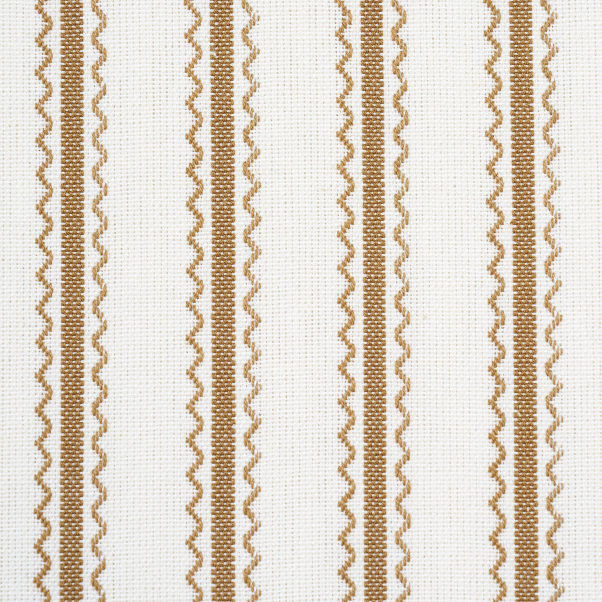 Schumacher Birdie Ticking Stripe Neutral detail