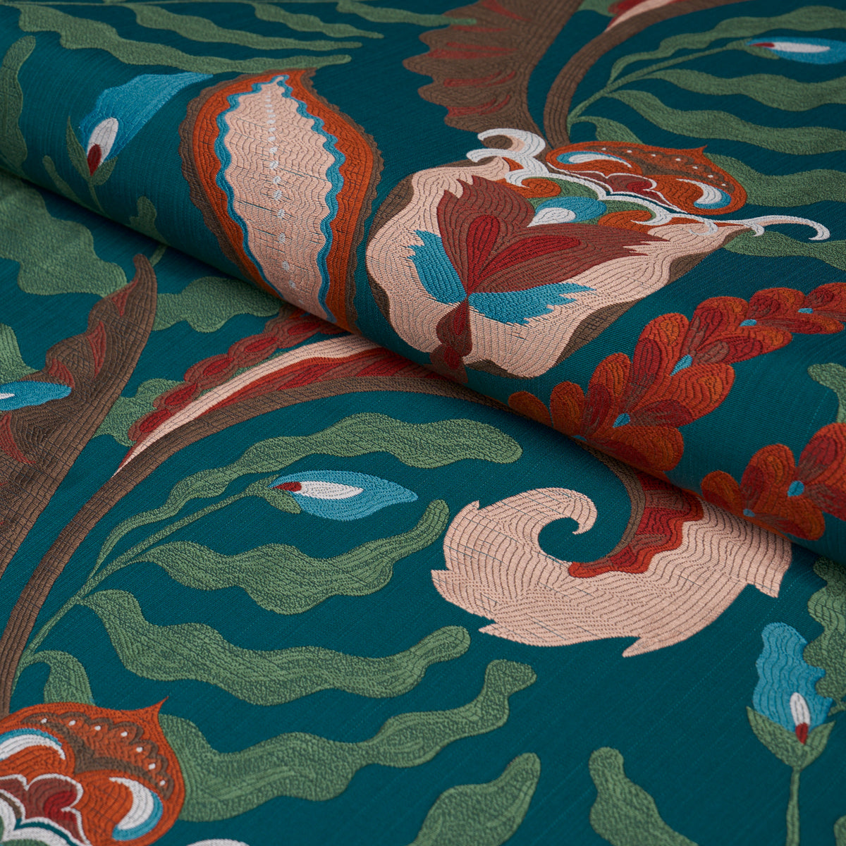 Schumacher Jaipur Fantaisie Turquoise sfeerbeeld 2
