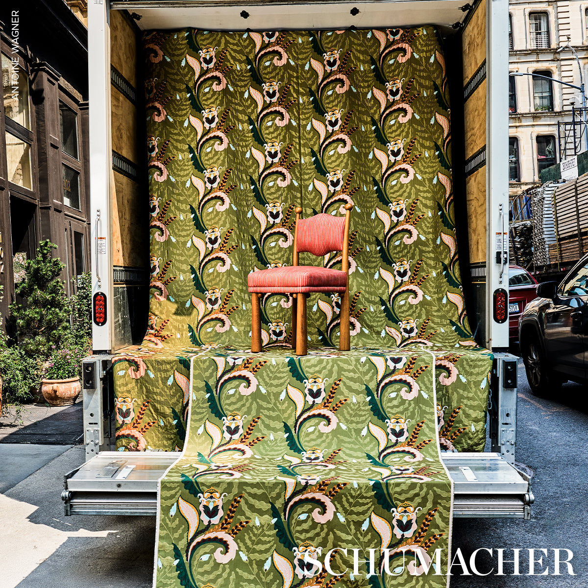 Schumacher Jaipur Fantaisie Moss sfeerbeeld 3