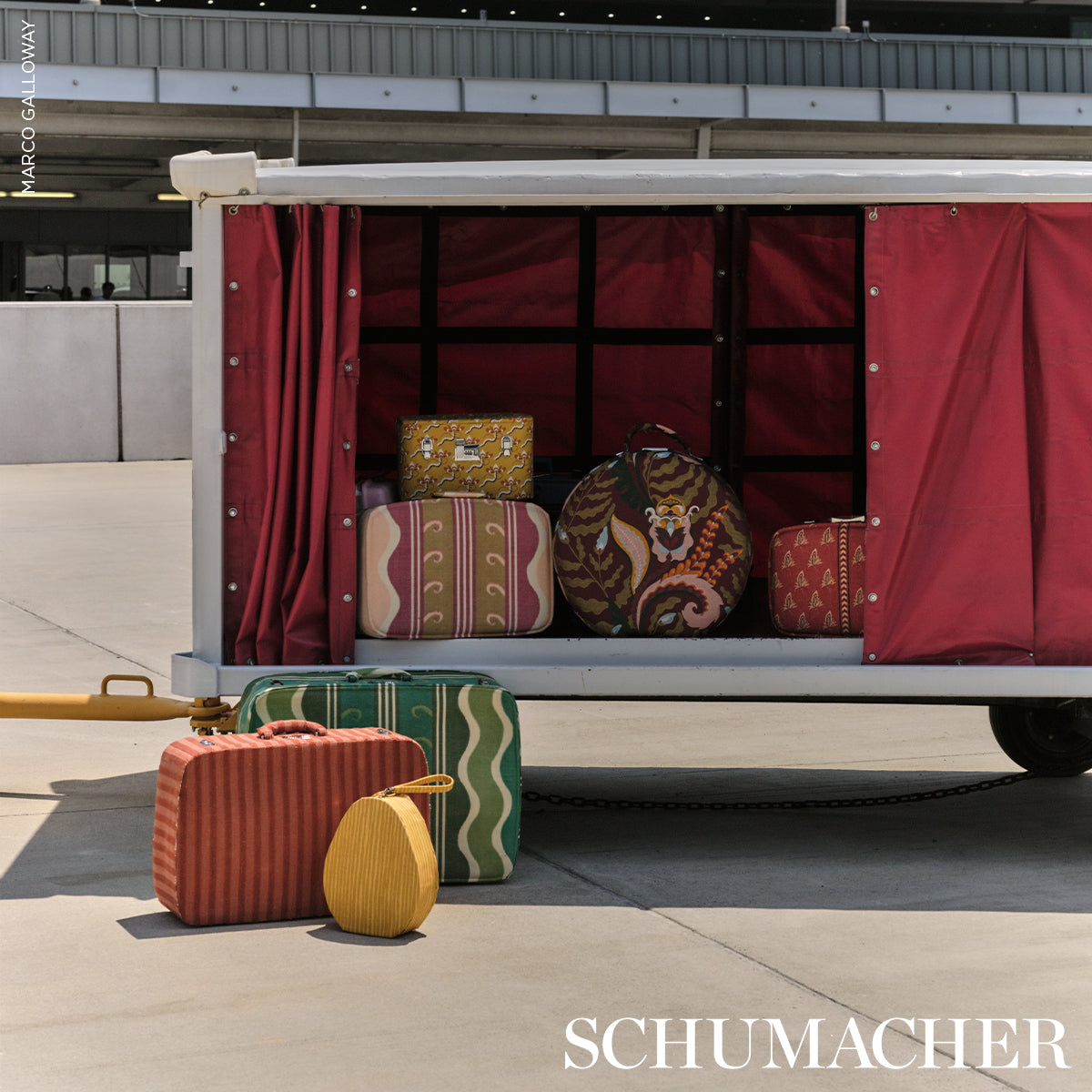 Schumacher Jaipur Fantaisie Aubergine sfeerbeeld 3