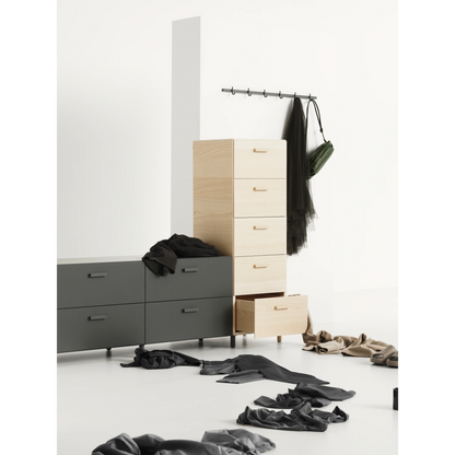 String Relief hoge ladekast met plint