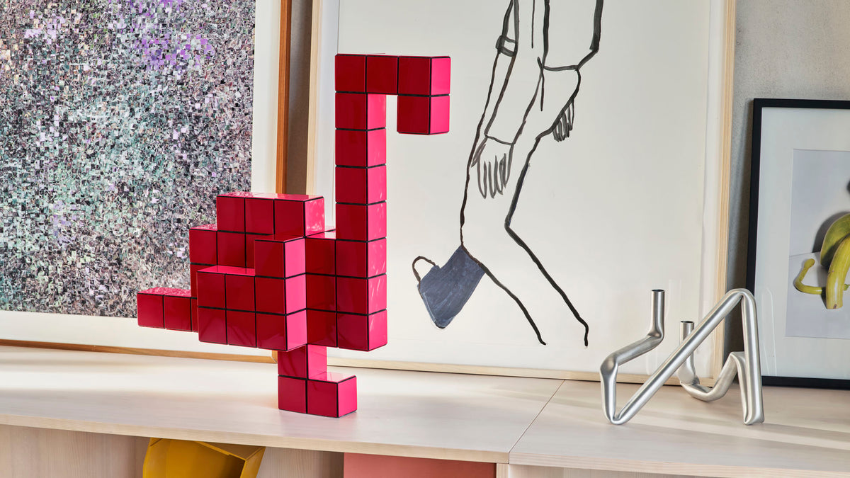 Vitra Panton Cubes Flamingo, Verner Panton 1974