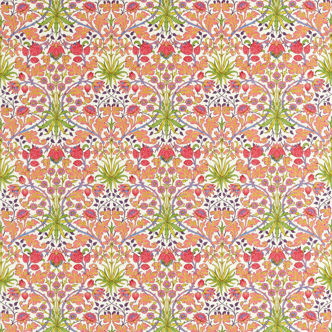 Morris and Co stof Hyacinth Cosmo Pink 520005