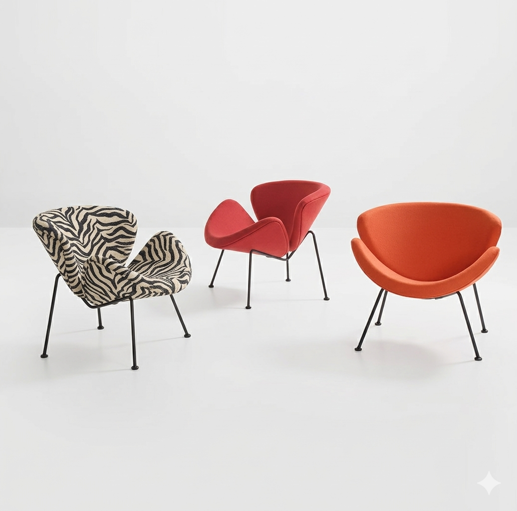 Artifort Orange Slice fauteuil zebra