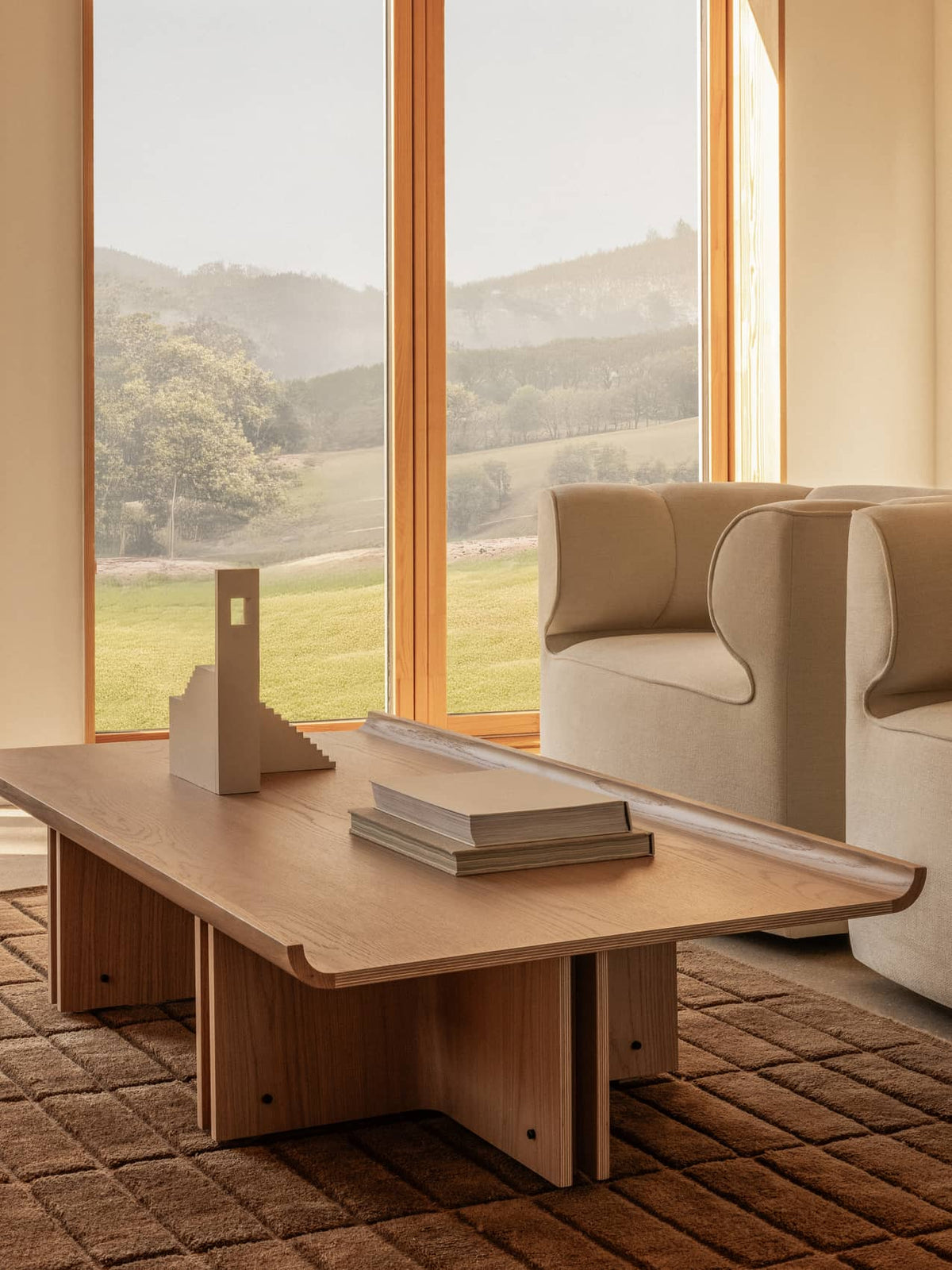 Audo Conrad Lounge Table sfeerbeeld met lounge stoelen