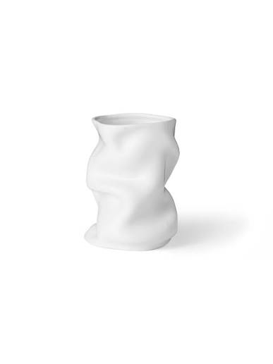 Audo Collapse Vase white small