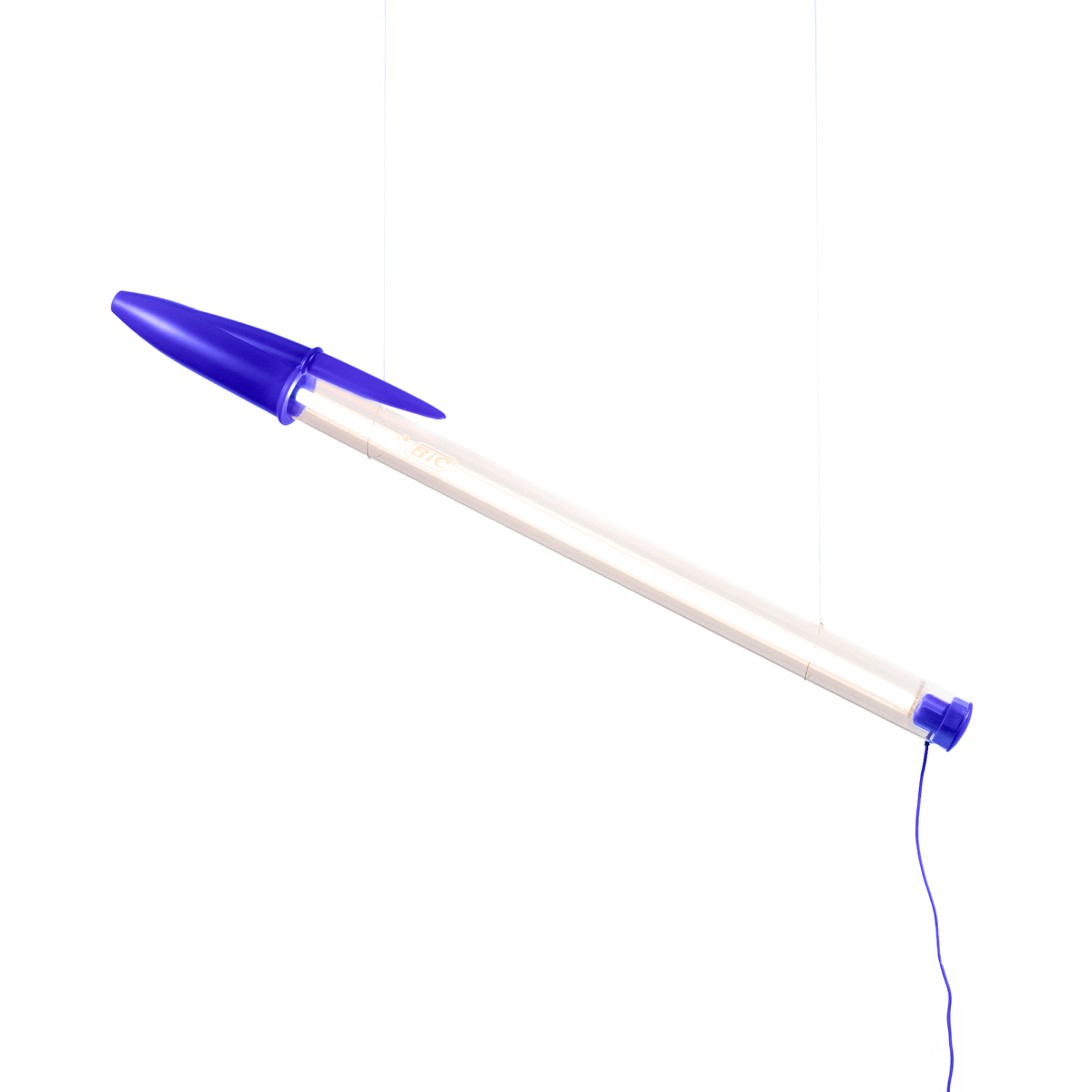 Seletti BIC Lamp Blauw detail