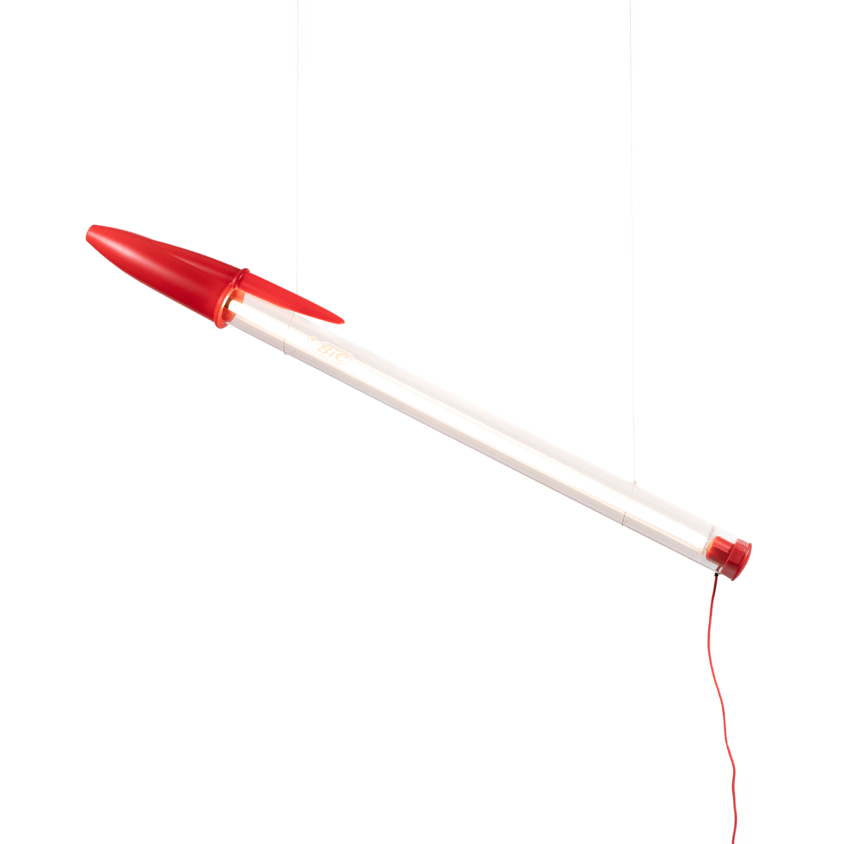 Seletti BIC Lamp Rood detail