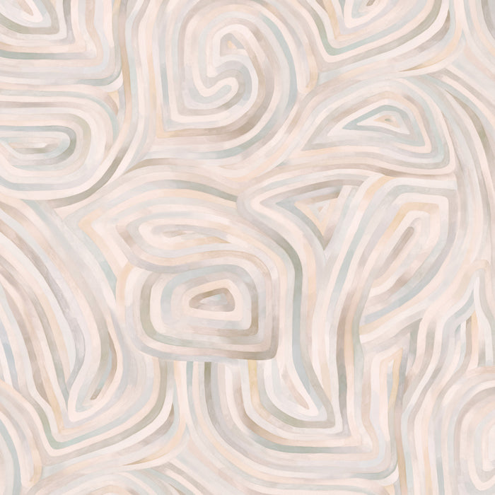 Cole and Son behang Kawakubo Soft Apricot 126/4010